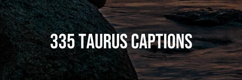 335 Taurus Captions for Instagram: The Ultimate Collection of Puns & Quotes