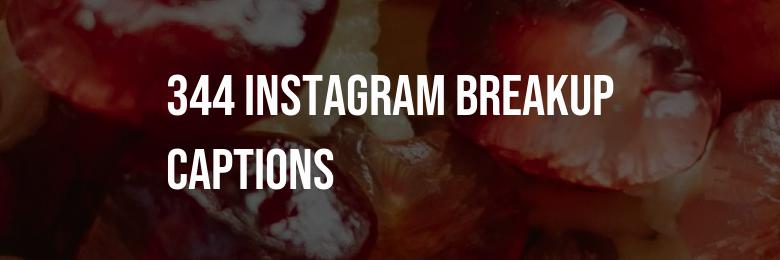 344 Instagram Breakup Captions: A Compilation of the Finest Puns & Quotes