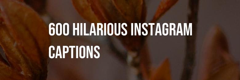 600 Hilarious Instagram Captions to Easily Copy-Paste in 2024